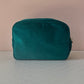 Velvet Embroidered Makeup Bag - Moth