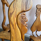 Pair of 1980 Andrew Willner Figure Chairs/Signed and Dated