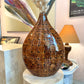 Mid Century Large Pieced Wood Vase