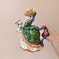 Vintage Ceramic Fitz and Floyd “Bustles and Beaus” Rabbit Teapot