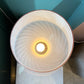 Extra Large Vintage Pale Blush Pink Murano Mushroom Lamp