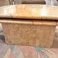 Vintage Tessellated Travertine Swivel Coffee Table by Casa Bique
