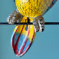 Vintage Papier-Mache Toucan Sculpture on Hanging Stand