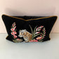 Velvet Embroidered Leopard Pillow by Myth & Thread