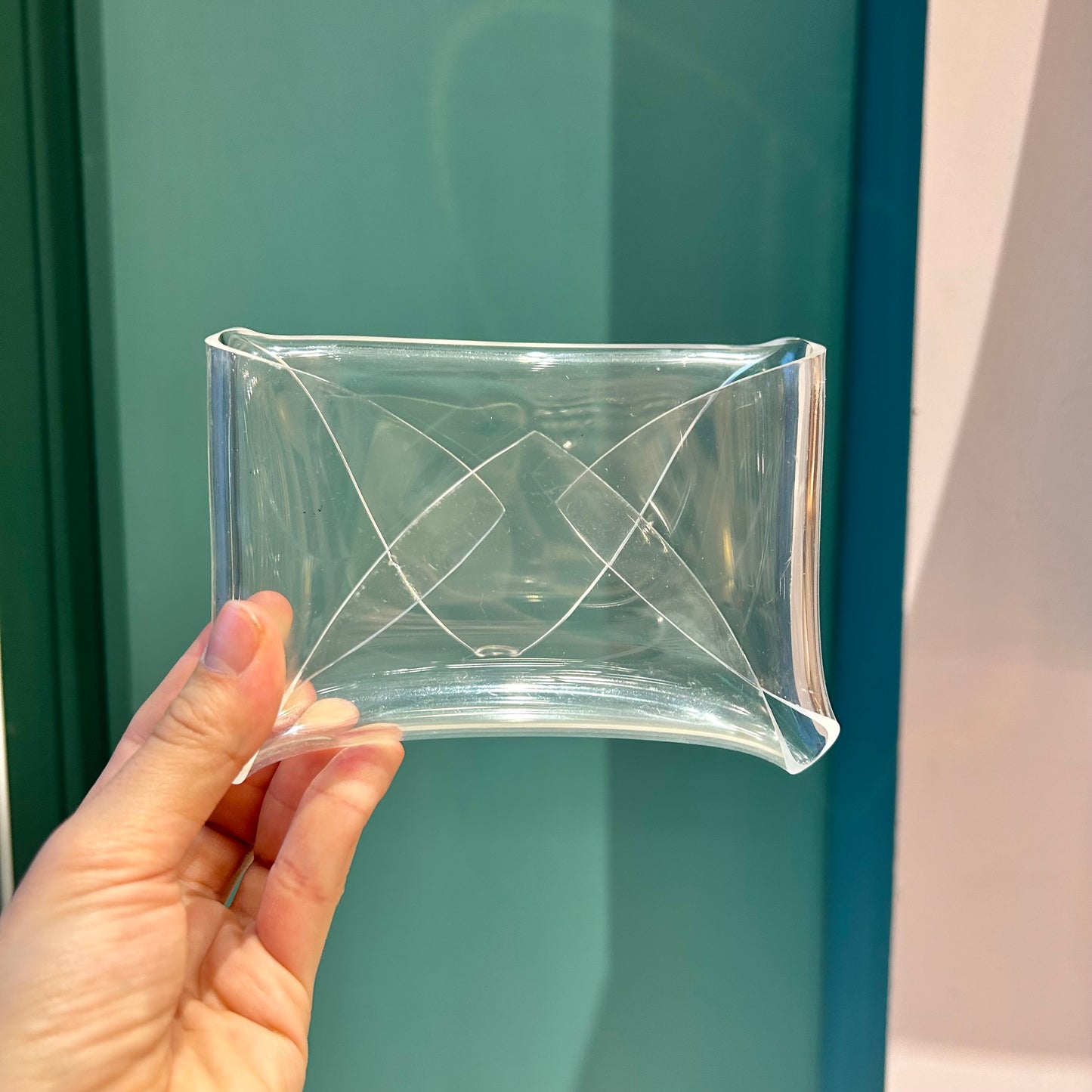 Vintage Lucite Envelope Letter Holder Desk Organizer