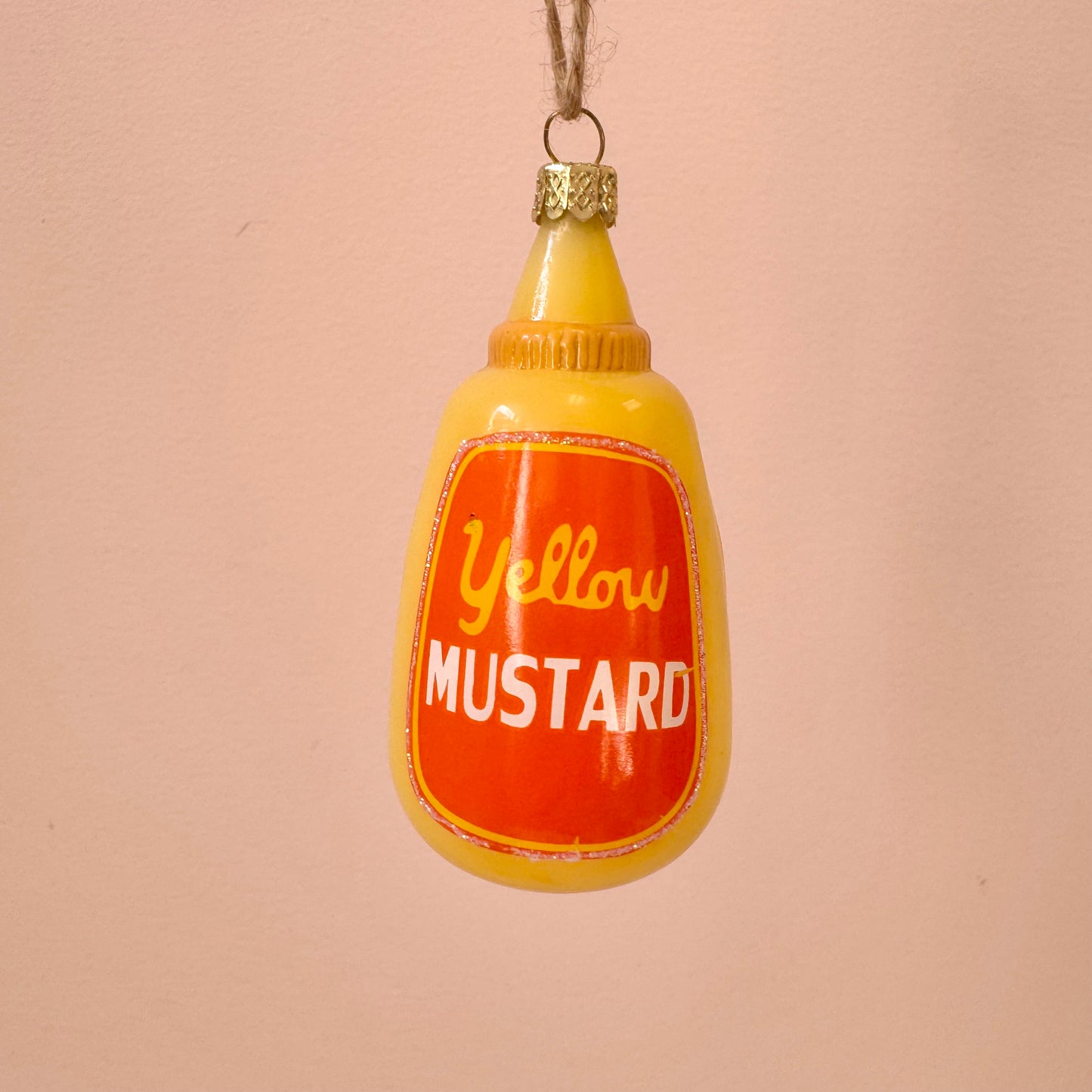 Yellow Mustard Holiday Ornament