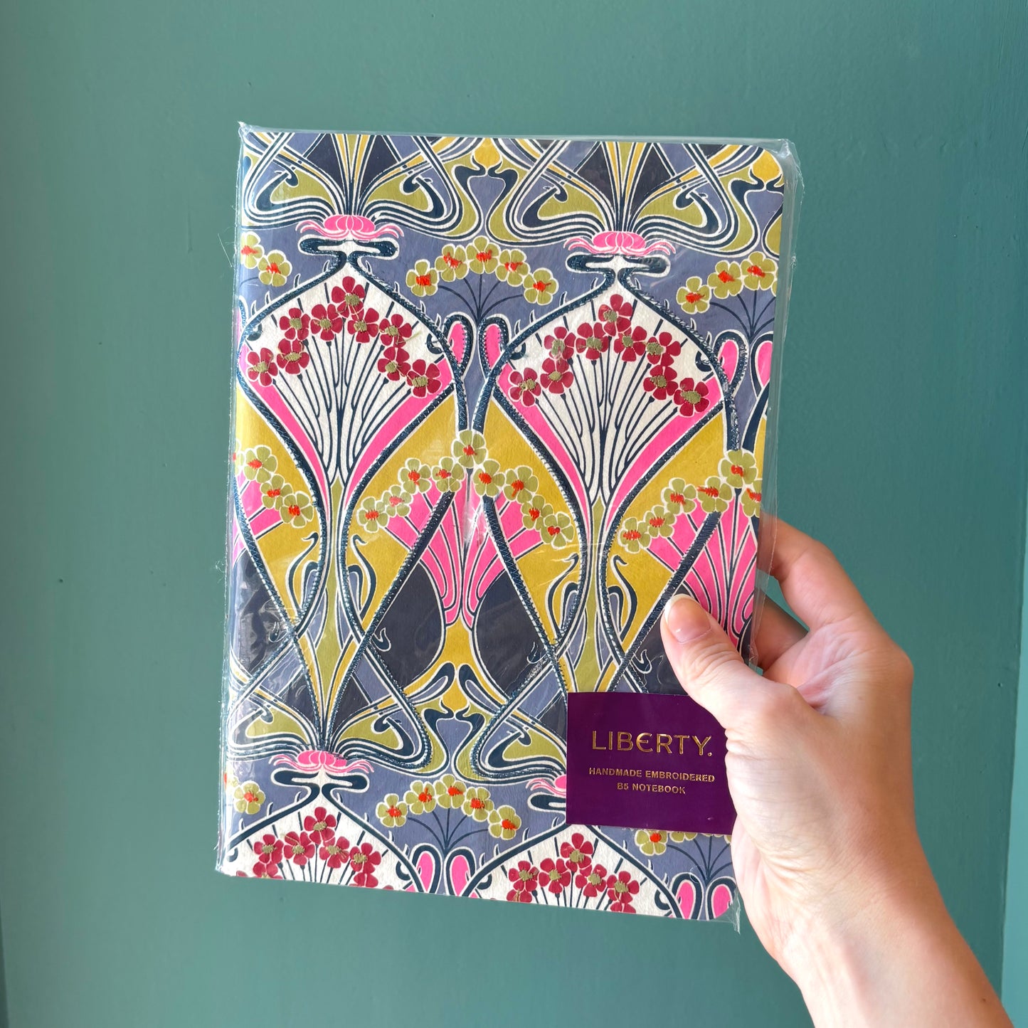 Liberty Ianthe Handmade Embroidered Journal