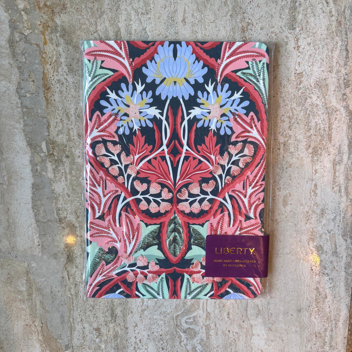 Liberty Handmade Embroidered Journal Notebook