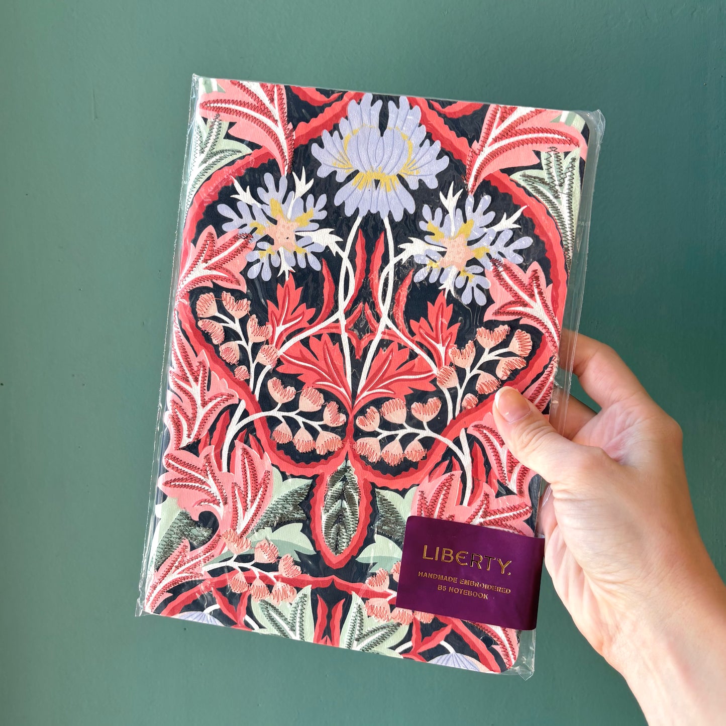 Liberty Handmade Embroidered Journal Notebook