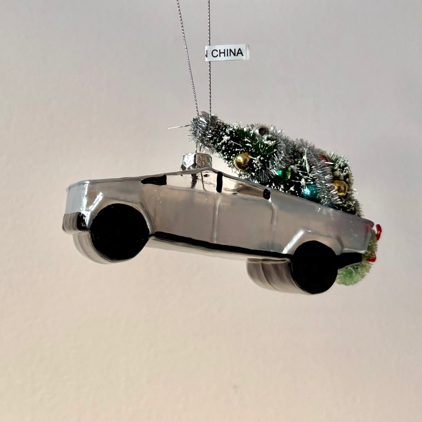 Cyber Truck with Tree Ornament