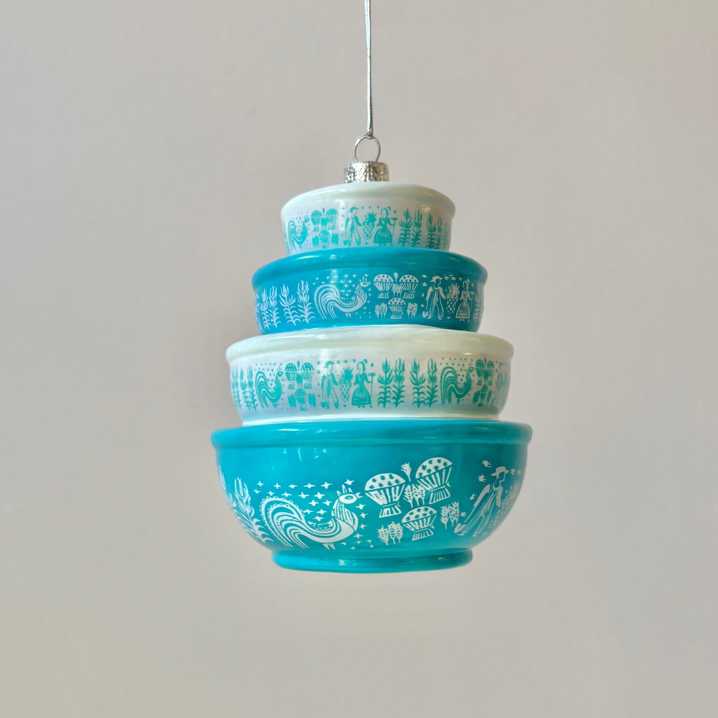 Vintage Inspired Pyrex Mixing Bowls Ornament