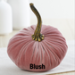 Small Handmade Velvet Pumpkins