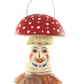 Vintage Inspired Paper Mache Mushroom Candy Bucket