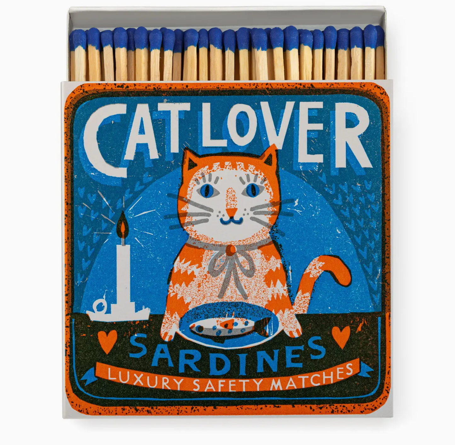 Cat Lover Sardines Luxury Box of Matches