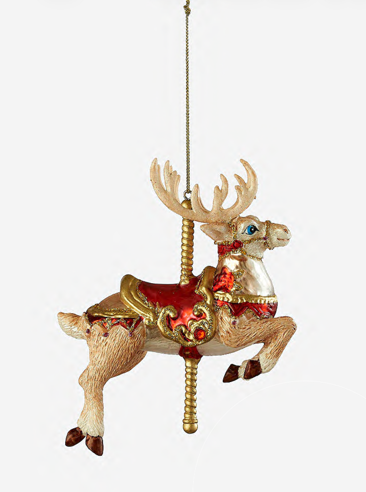 Reindeer Carousel Ornament