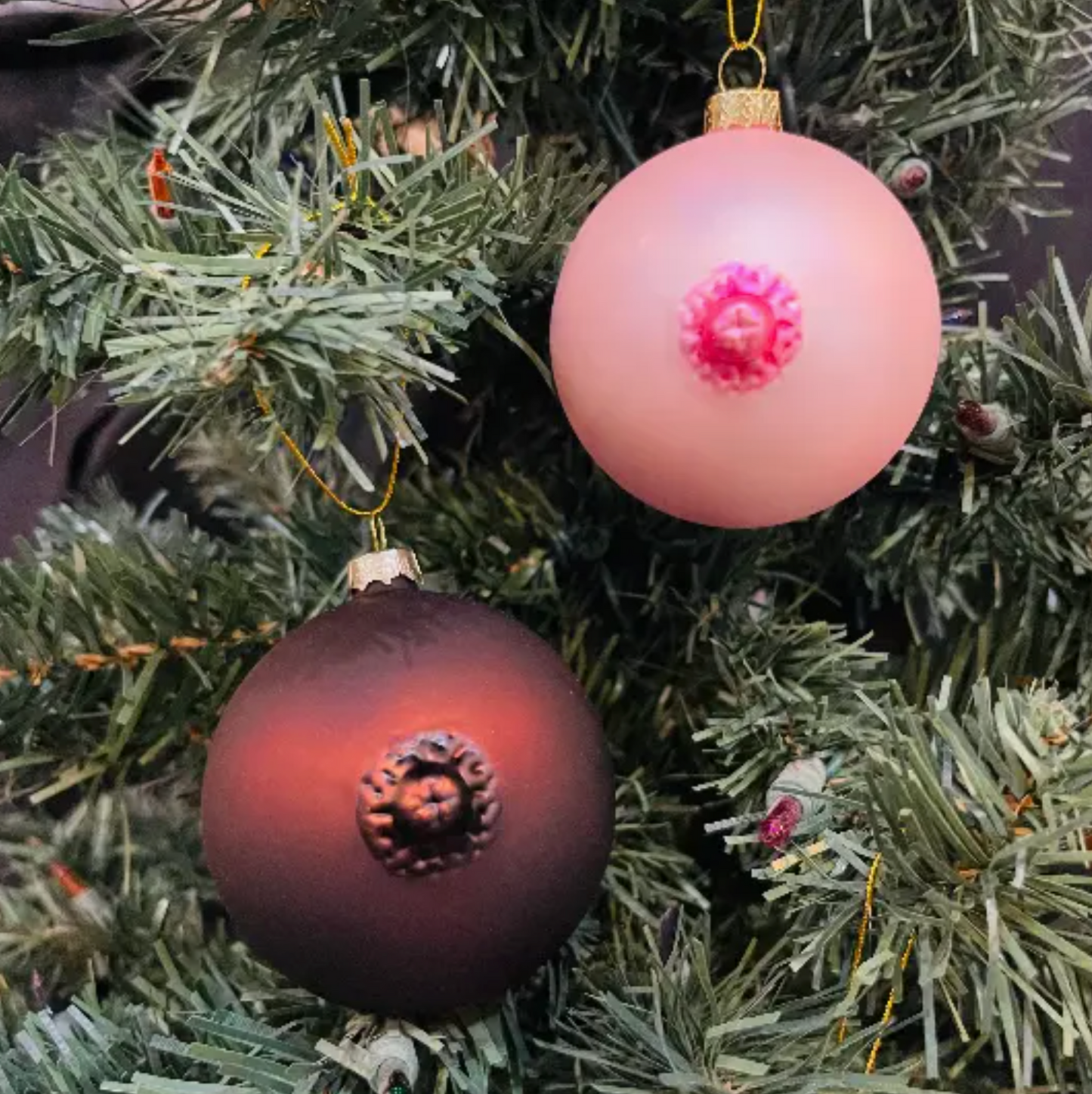 Boob Bauble Ornament