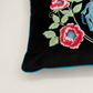 Velvet Embroidered Beetle Pillow by Myth & Thread