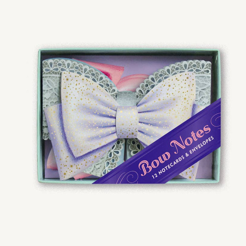 Set of 12 Bow Notecards and Envelopes