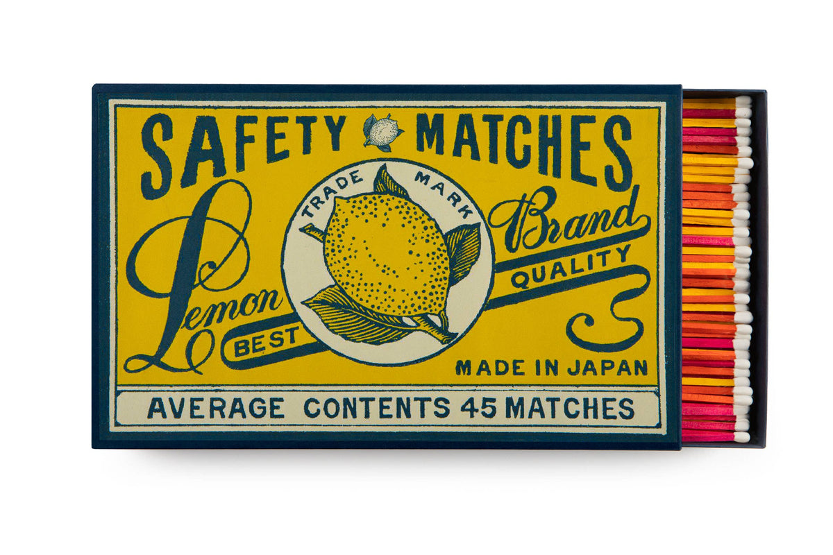 Lemon Giant Safety Matches by Archivist