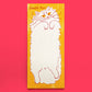 Scratch Pad Cat Notepad