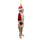 Skeleton Santa Ornament