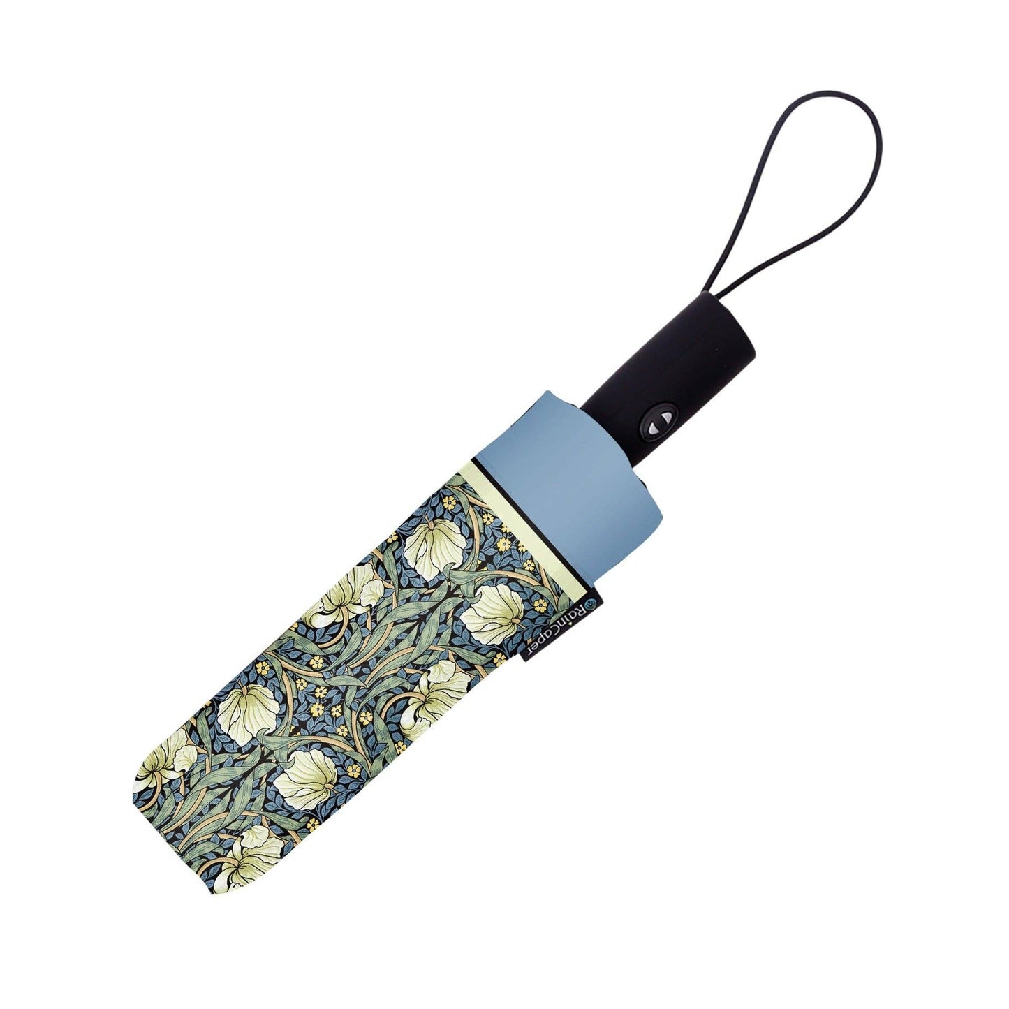 William Morris Pimpernel Blue/Green Travel Umbrella
