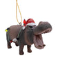 Ho Ho Hippo Wrapped in Lights