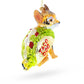 Taco Dog Glass Ornament