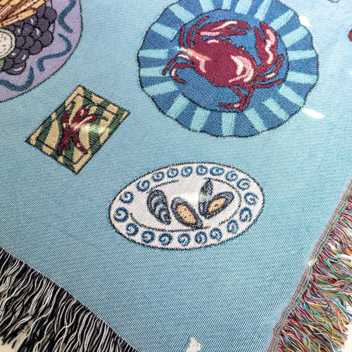 C'est La Vie Lobster Blanket by Lindy Stark