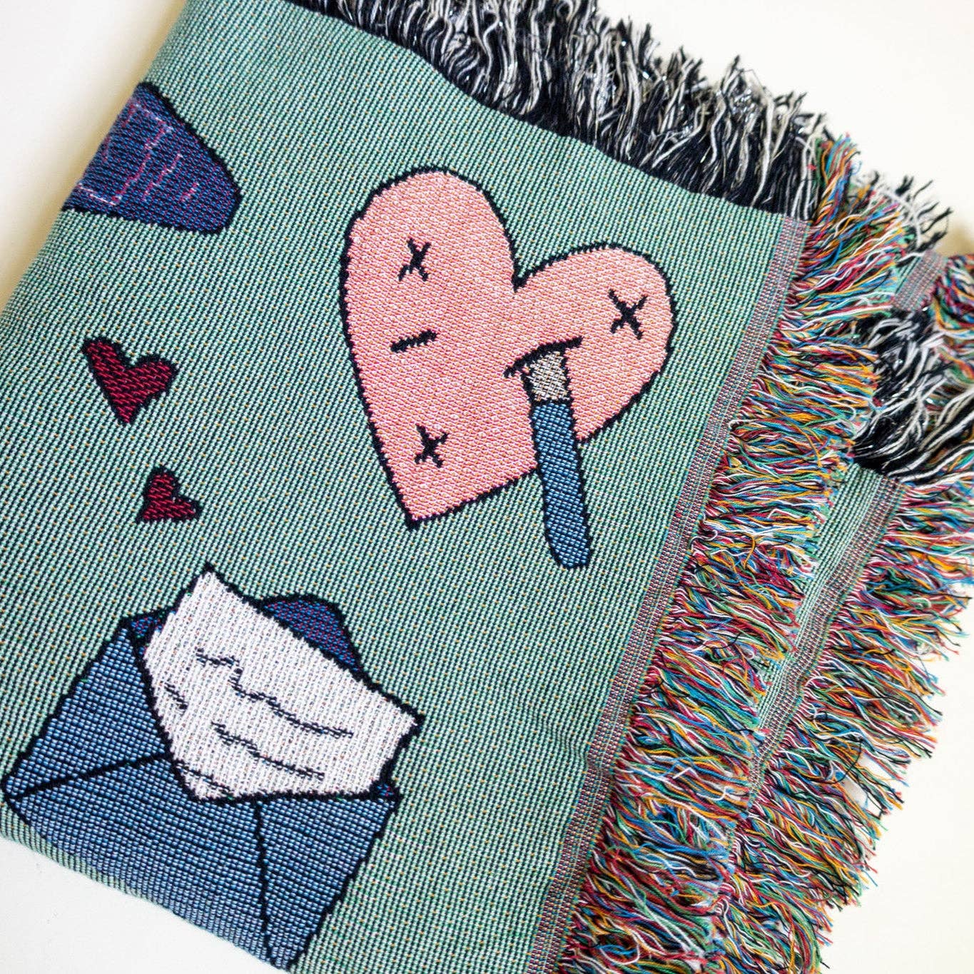 Book Lover Throw Blanket by Lindy Stark