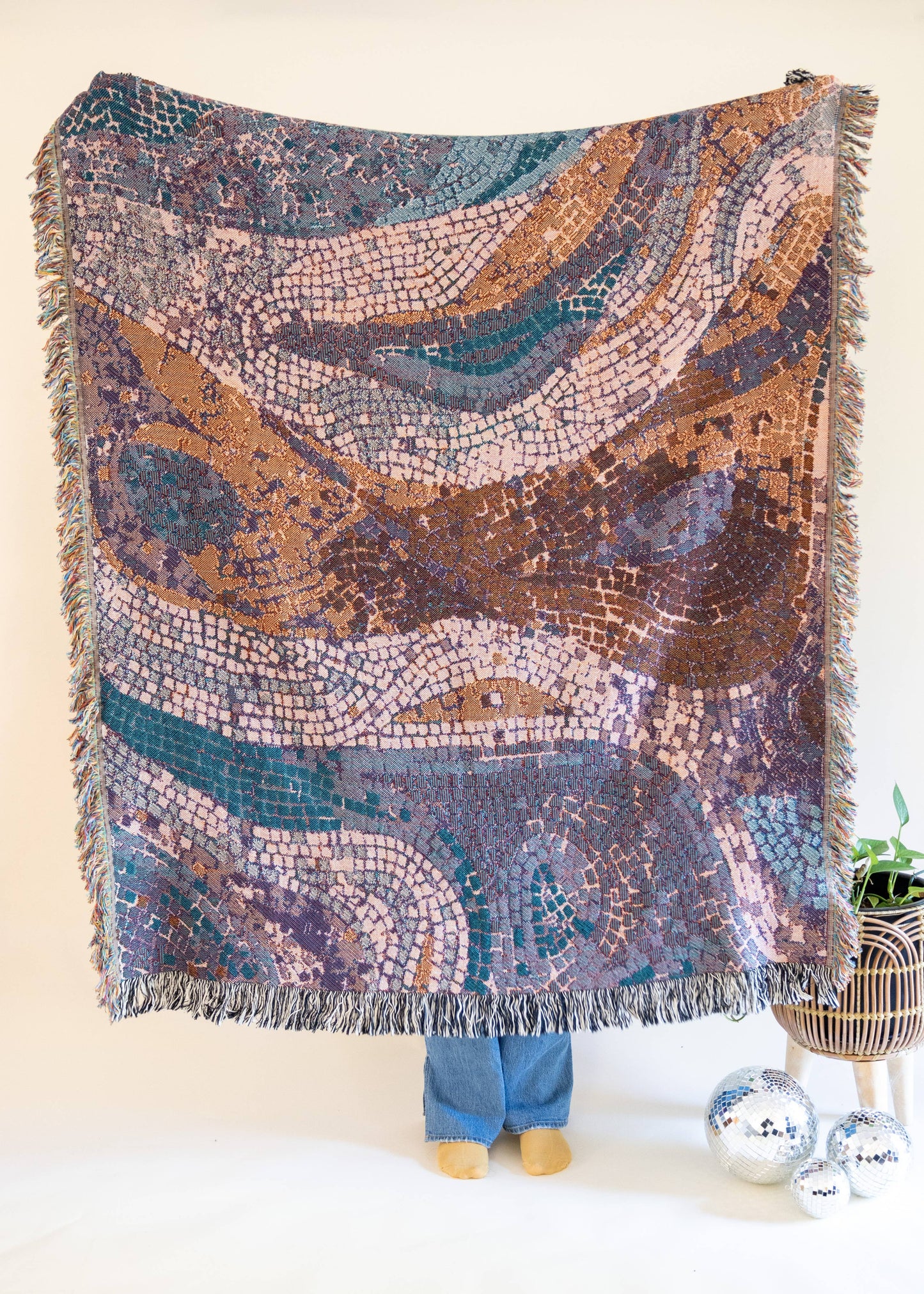 Audrey Throw Blanket by Lindy Stark