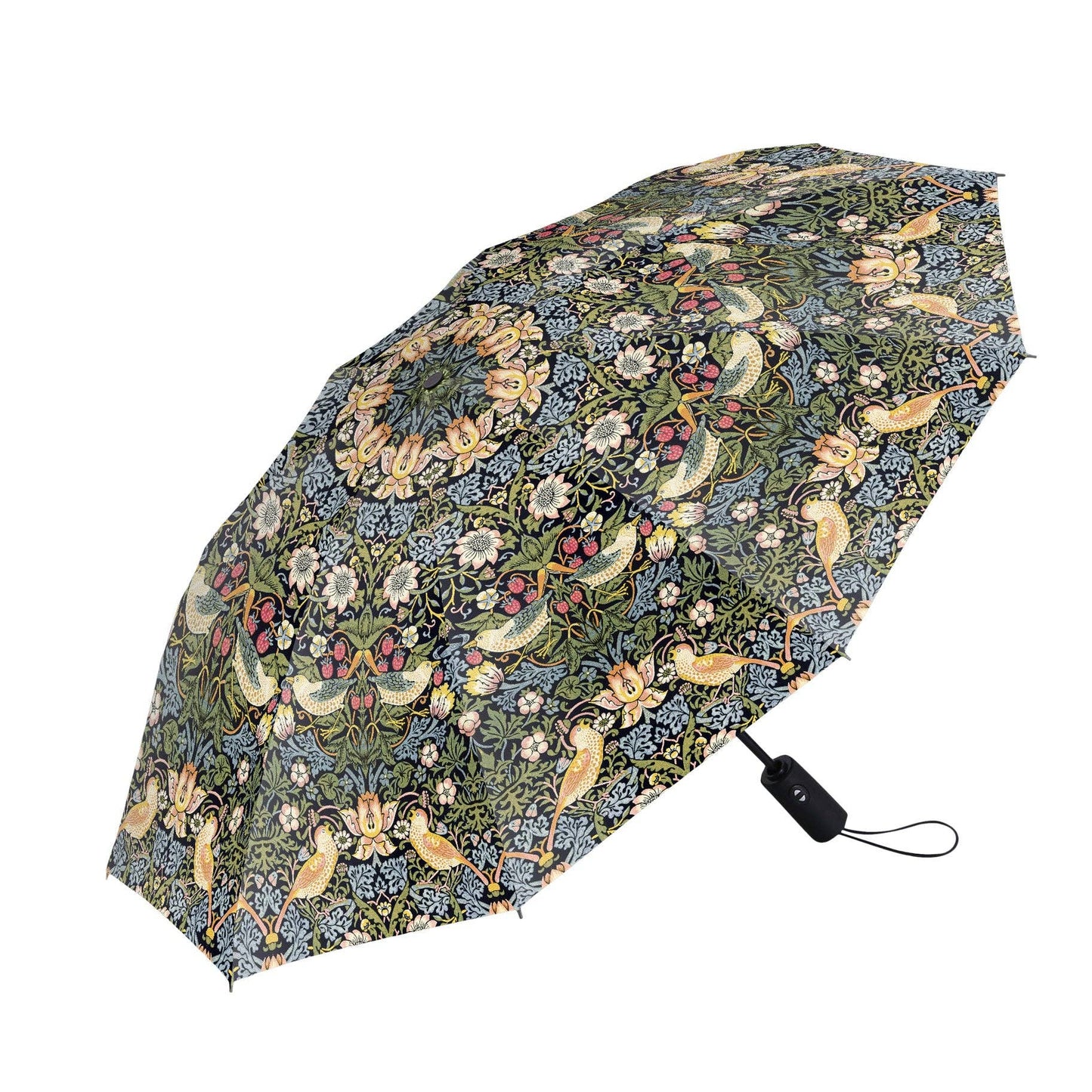 William Morris Strawberry Thief Travel Umbrella