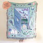 Book Lover Throw Blanket by Lindy Stark