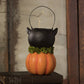 Vintage Inspired Black Cat in Pumpkin