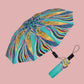 EttaVee "Rainbow Riviera 1" Travel Umbrella