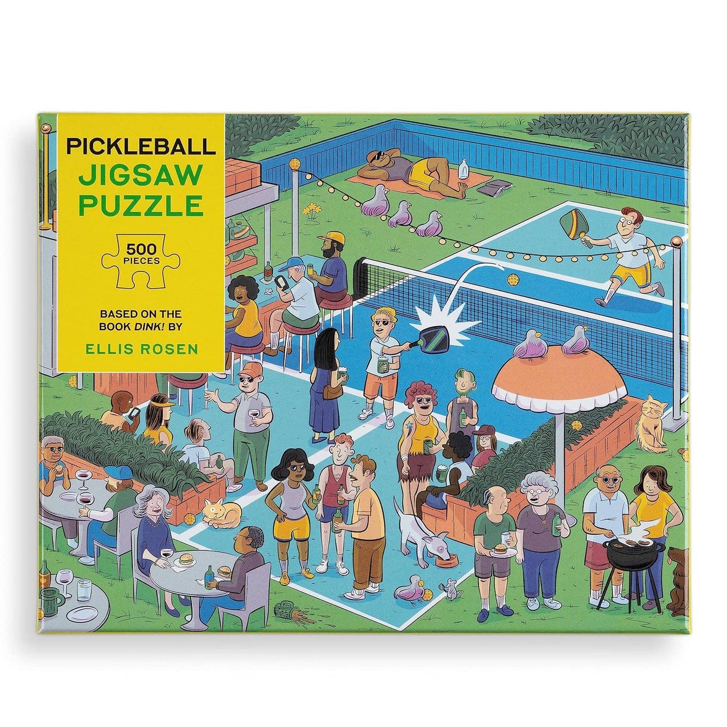 Pickleball Jigsaw Puzzle: Based on the Book Dink!