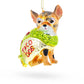 Taco Dog Glass Ornament