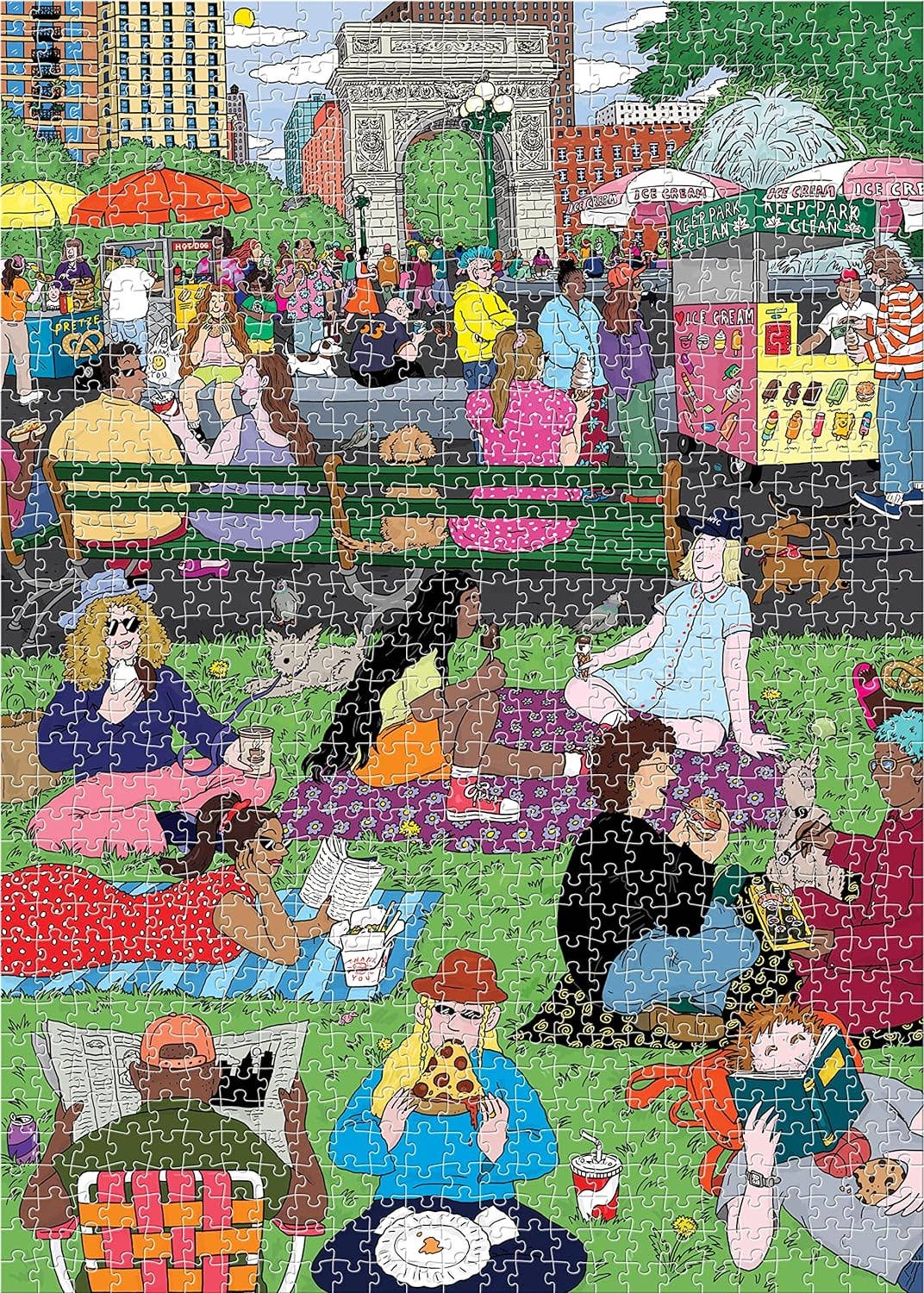 Big Apple Eats 1,000-Piece Jigsaw Puzzle
