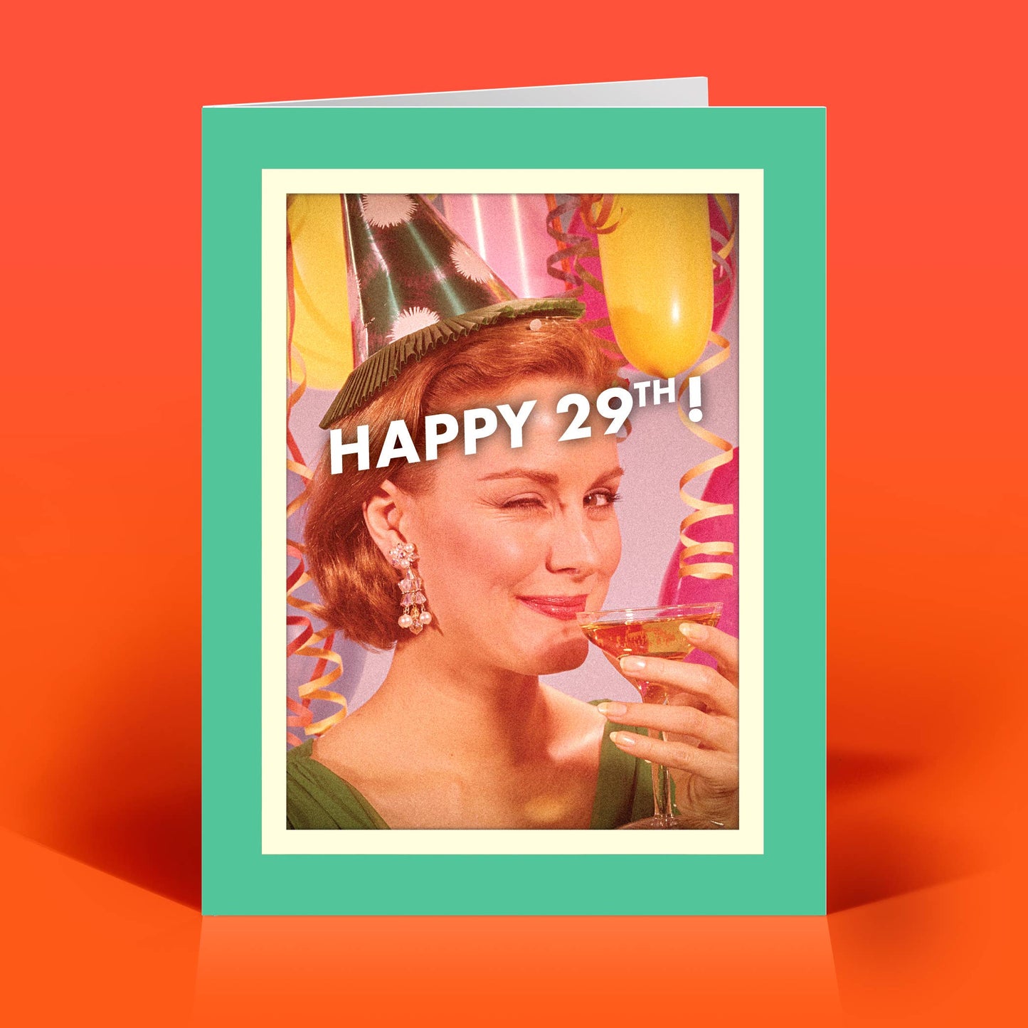 Happy "29th" Birthday Card