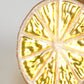 Glass Lemon Half Ornament