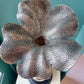 Vintage Maitland Smith Style Hammered Metal Flower Vase/Candle Holder
