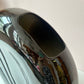 XL 1980’s Black Circular Embossed Vase 18”