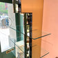 Vintage Paul Evans Style Bronze Mirrored Light Up Floating Shelves