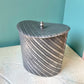 Vintage Fecit Portugal VCM Pewter Hinged Lid Trinket Box