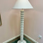 Vintage White Stacked Plaster Floor Lamp