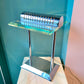 Vintage Sonneman Style Chrome and Glass Touch Table Lamp