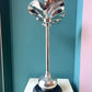 Vintage Maitland Smith Style Hammered Metal Flower Vase/Candle Holder