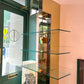 Vintage Paul Evans Style Bronze Mirrored Light Up Floating Shelves