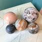 Set of 5 Vintage Natural Stone/Marble Decorative Balls