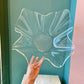 Extra Large Vintage Lucite Handkerchief Bowl